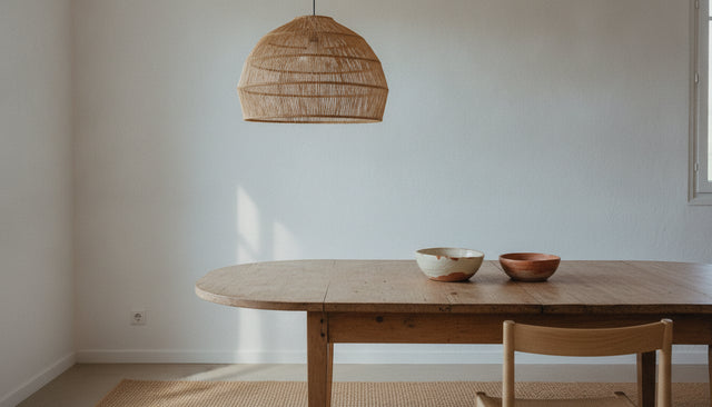 Hoe hoog hang je een lamp boven de eettafel?