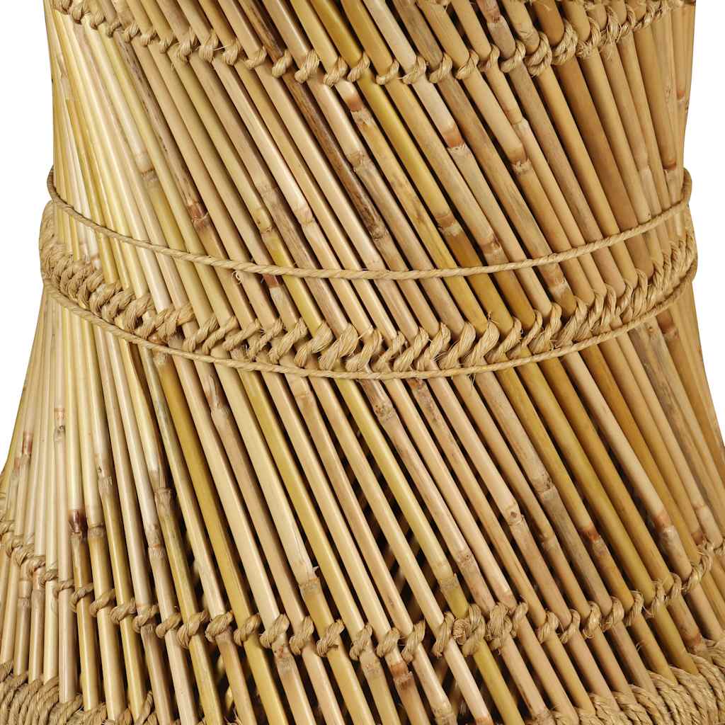 Denneb – Achthoekige salontafel van bamboe en jute