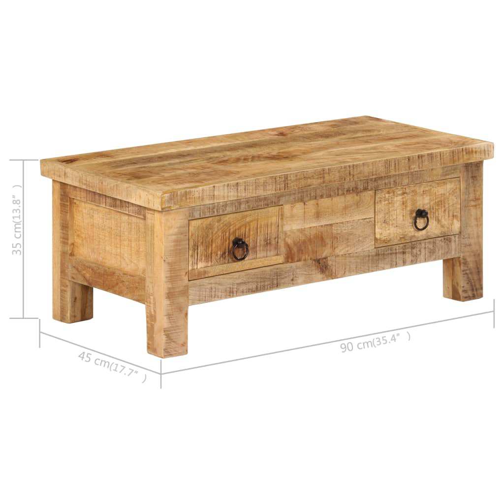 Ylane – Salontafel van massief mangohout