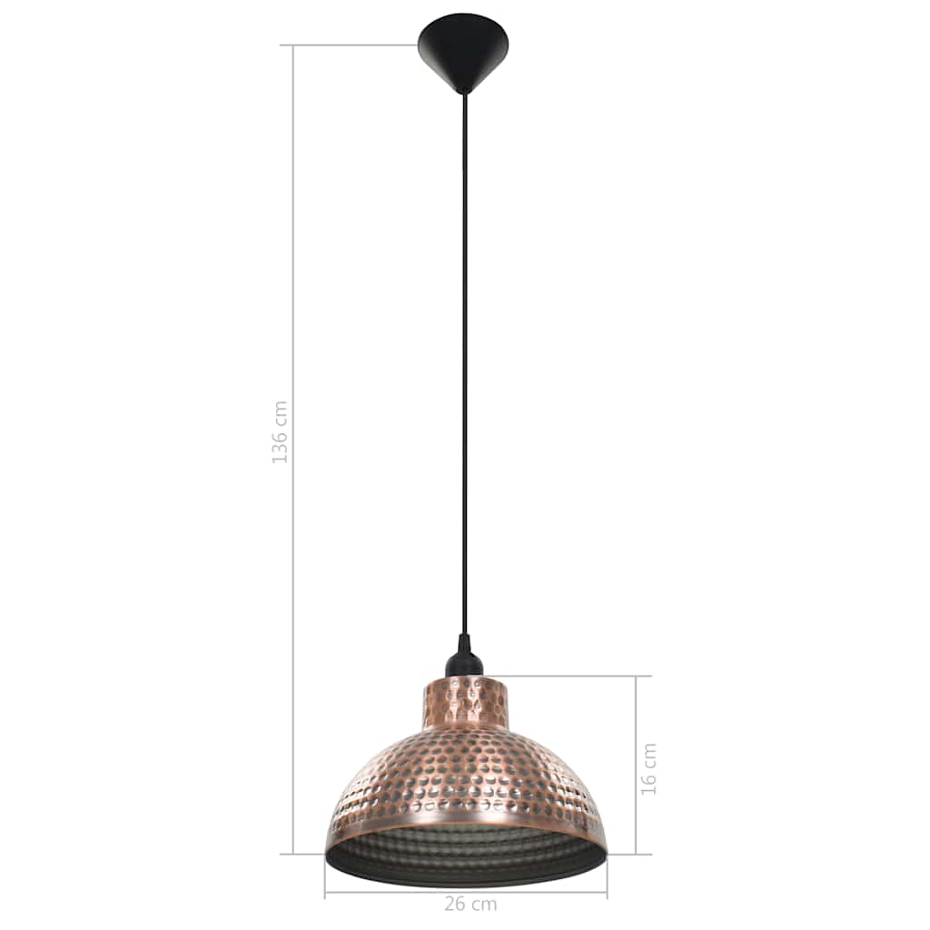 Bomlo – Halfronde plafondlamp van metaal