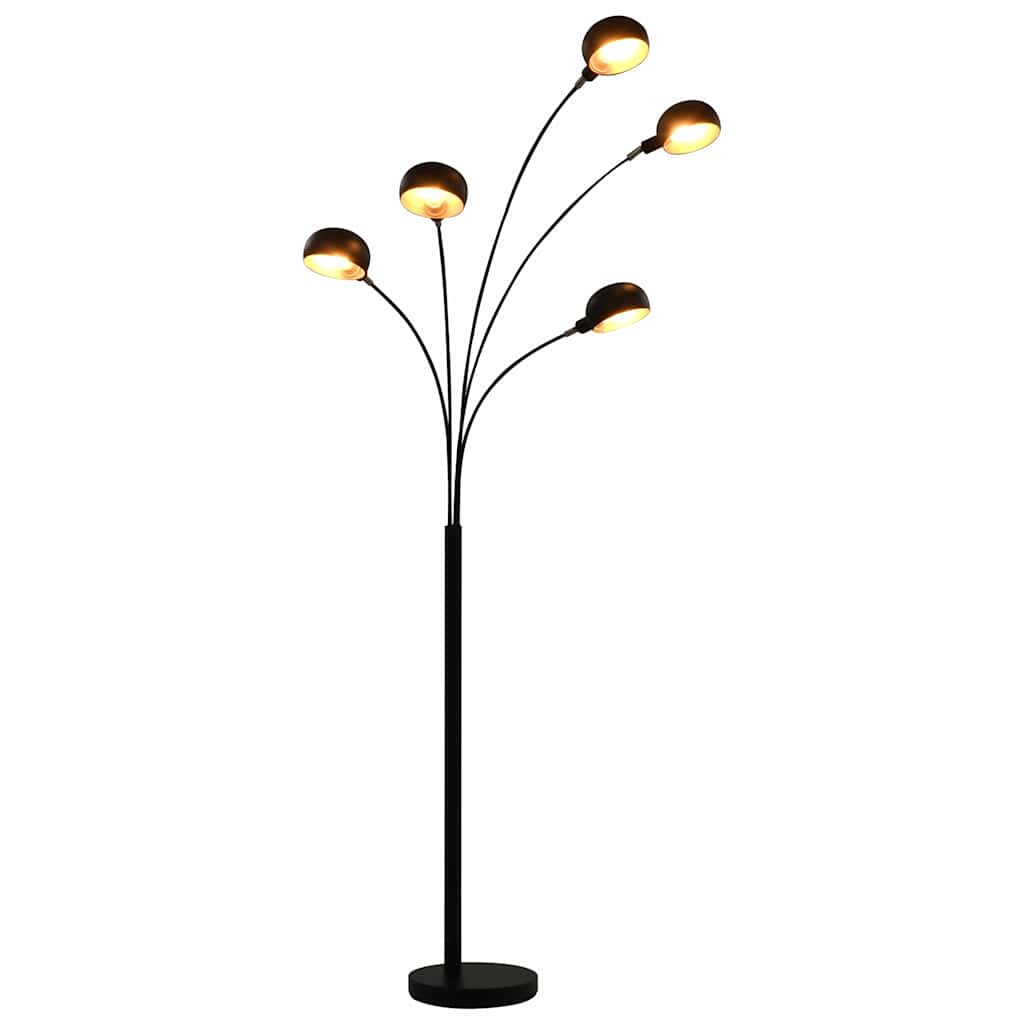 Storli – Vloerlamp van staal en goudfolie