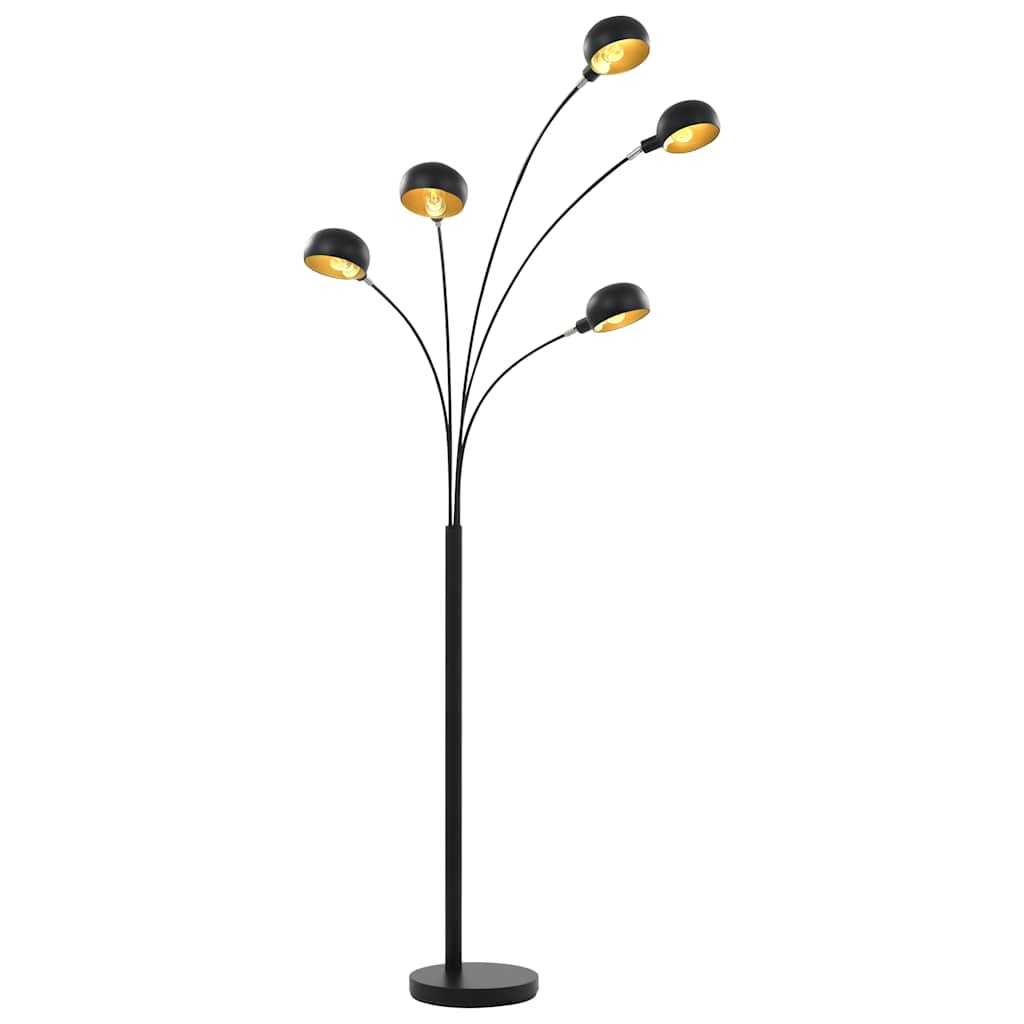 Storli – Vloerlamp van staal en goudfolie