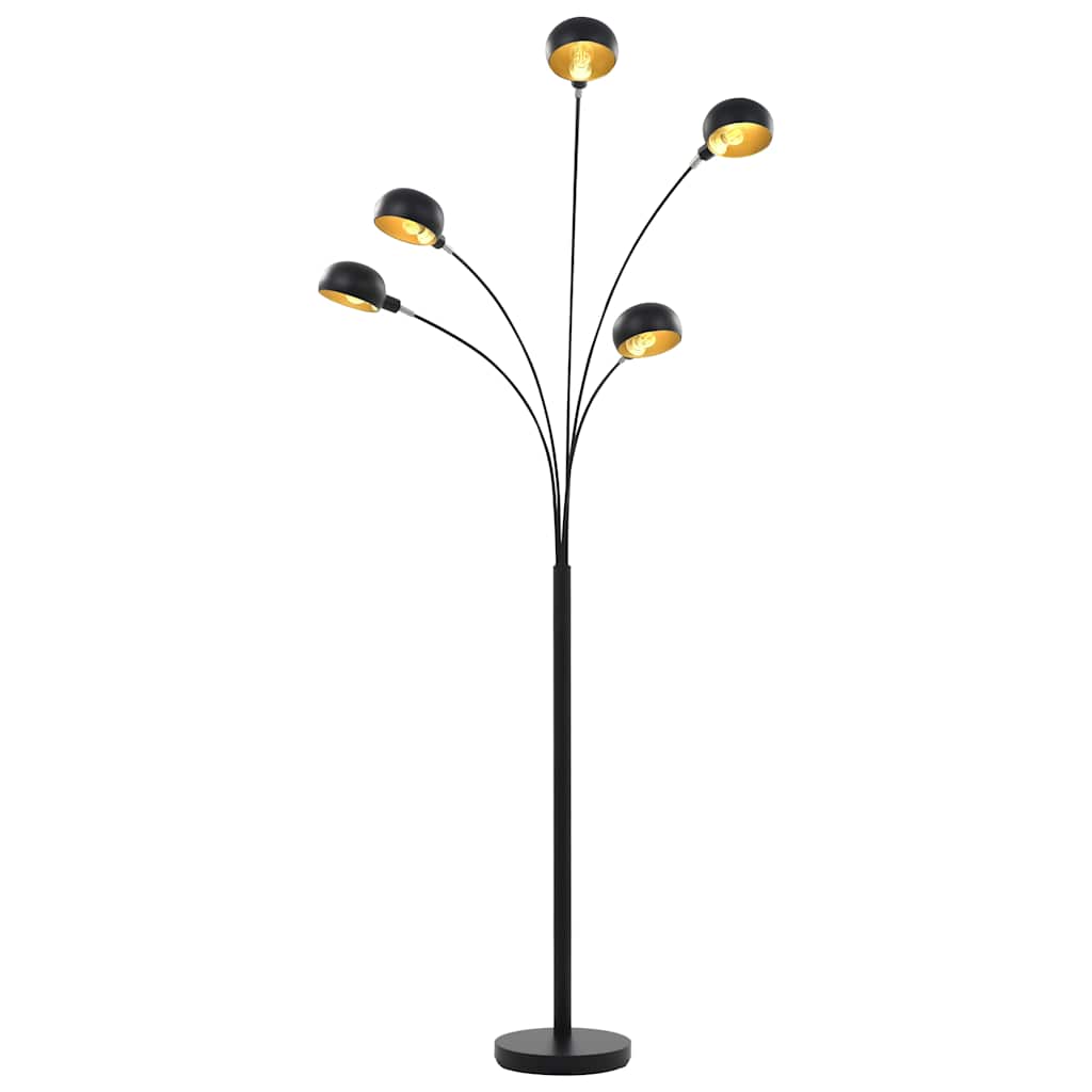 Storli – Vloerlamp van staal en goudfolie