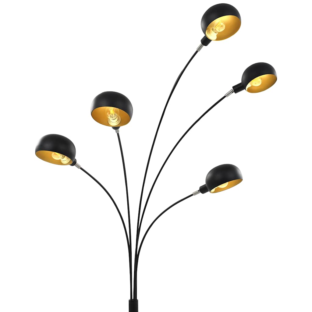 Storli – Vloerlamp van staal en goudfolie