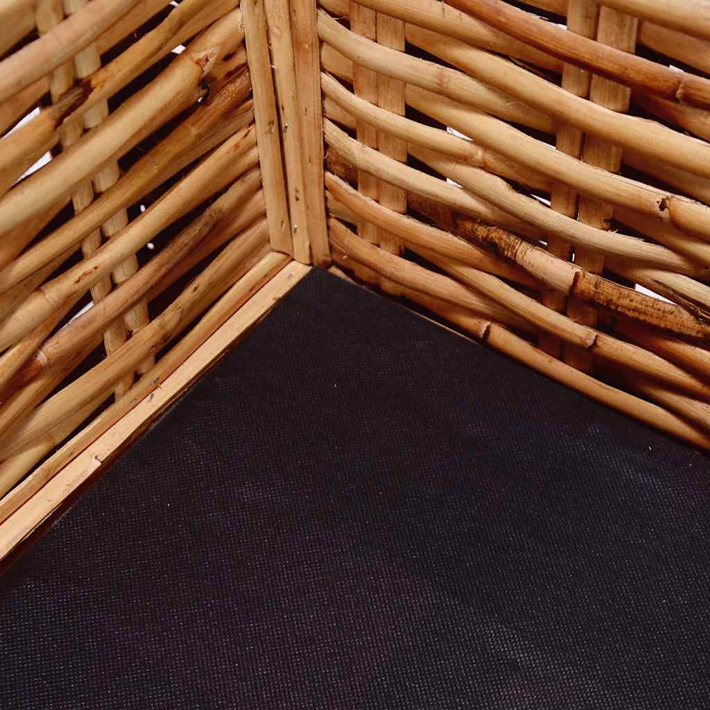 Fornells – Loungebank van rattan en mangohout