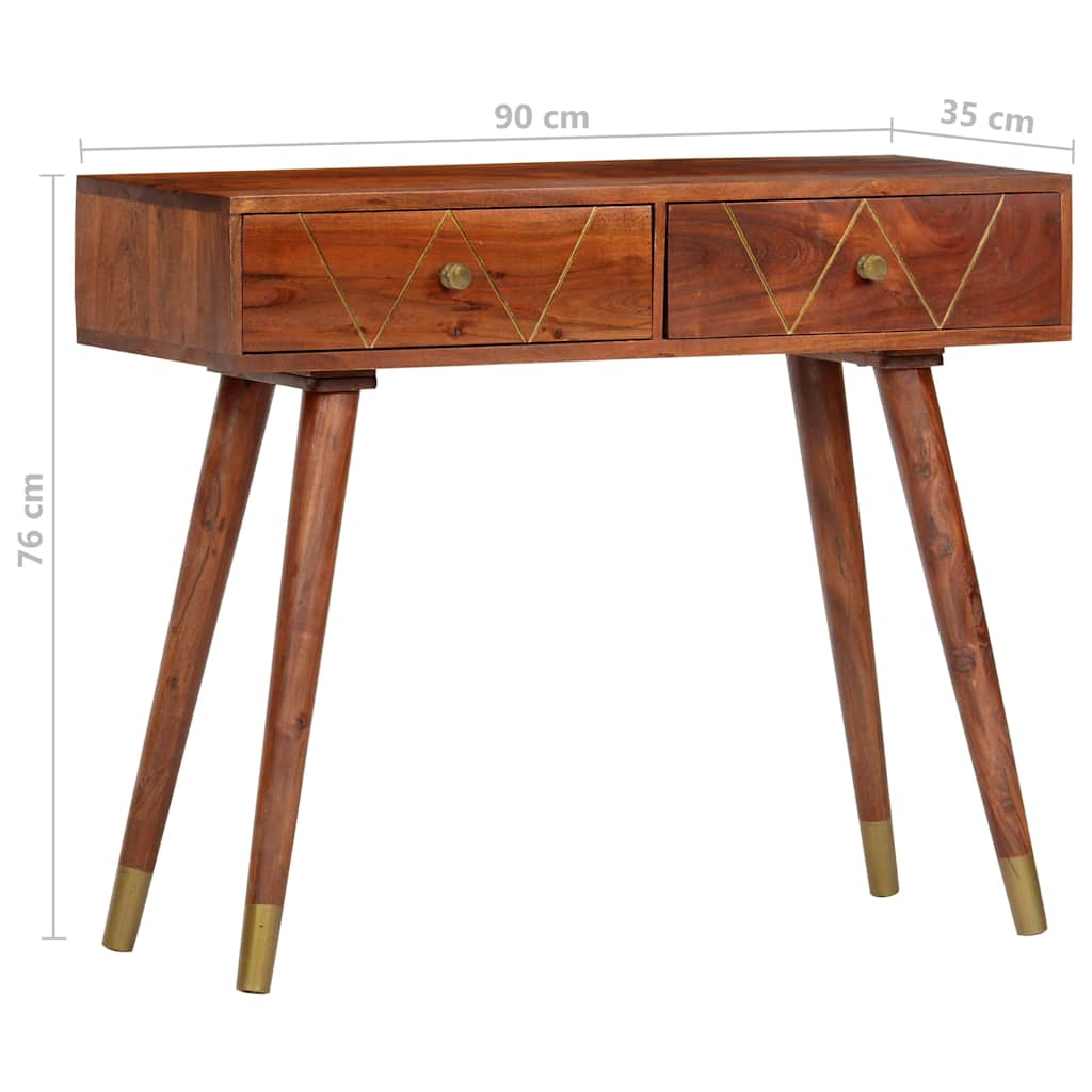 Ager – Wandtafel van massief acaciahout