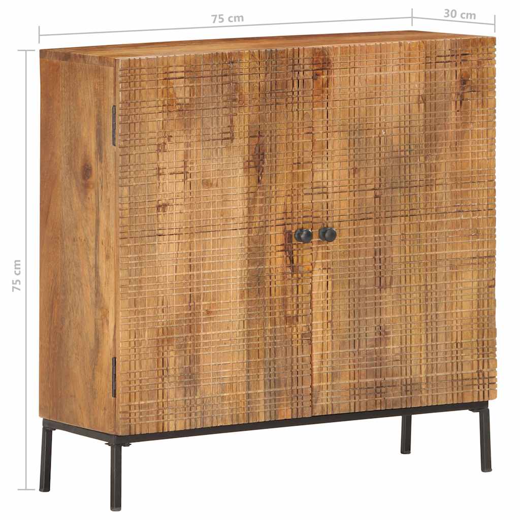 Zonza – Dressoir van massief mangohout en staal