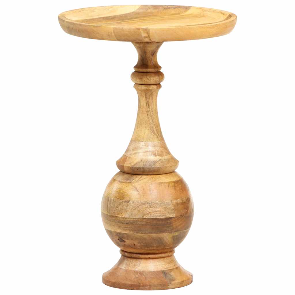 Belp – Ronde bijzettafel van massief mangohout