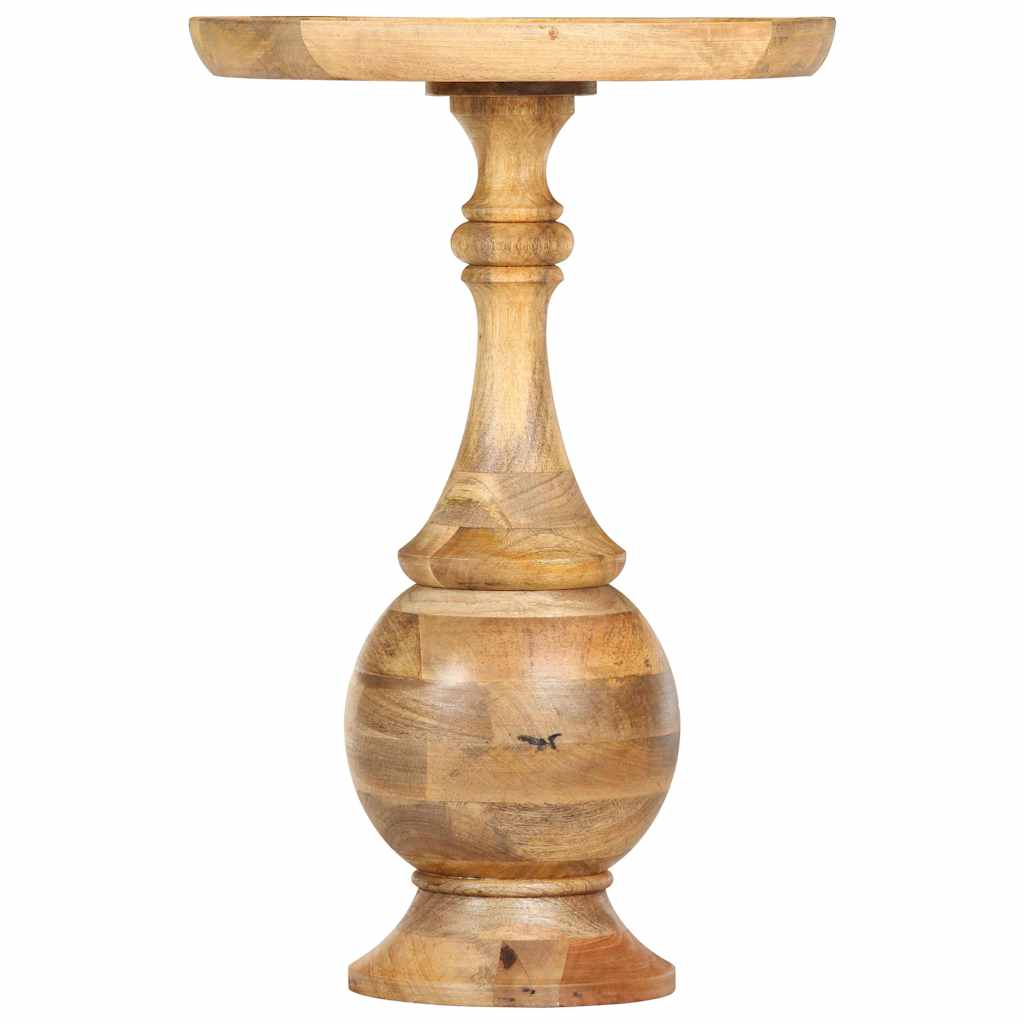 Belp – Ronde bijzettafel van massief mangohout
