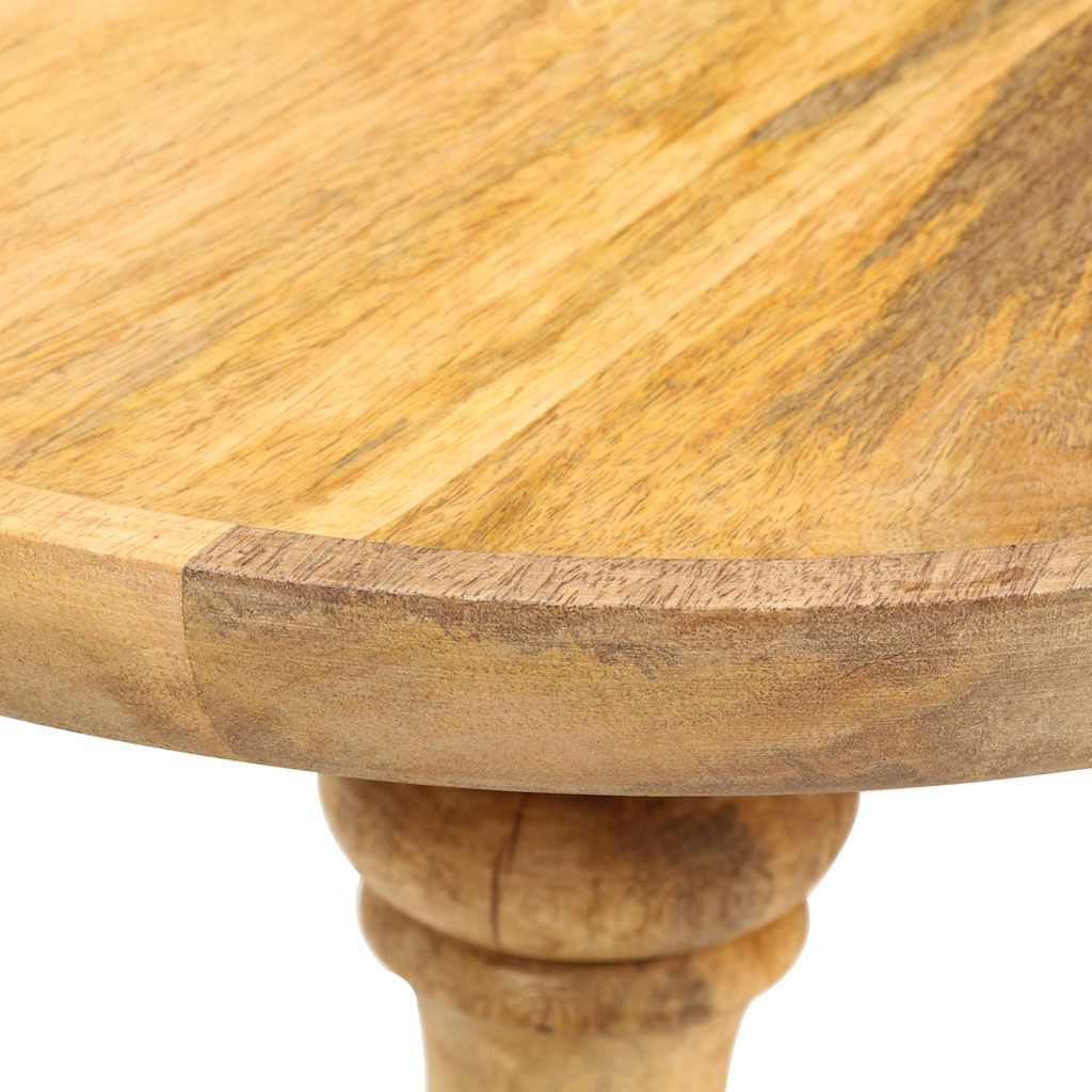 Belp – Ronde bijzettafel van massief mangohout