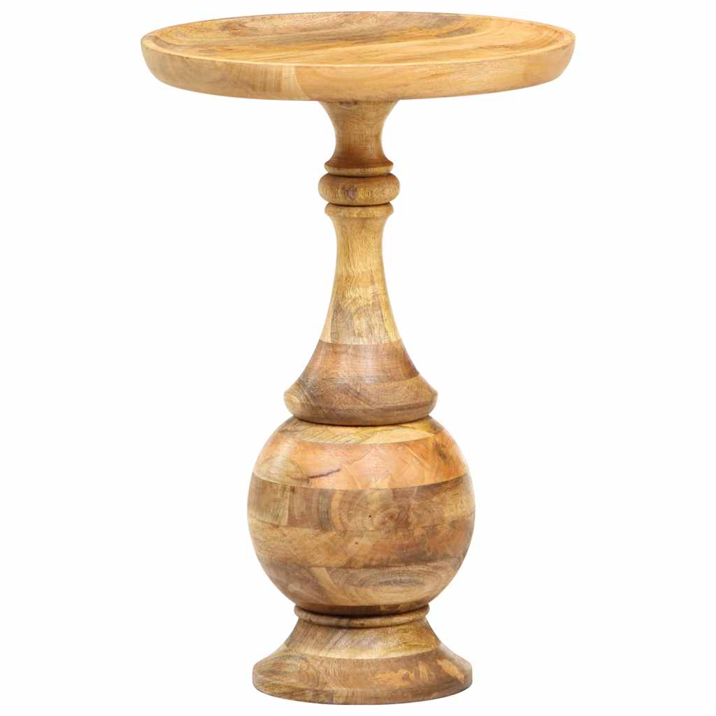Belp – Ronde bijzettafel van massief mangohout