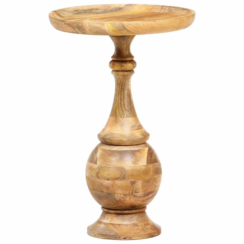 Belp – Ronde bijzettafel van massief mangohout