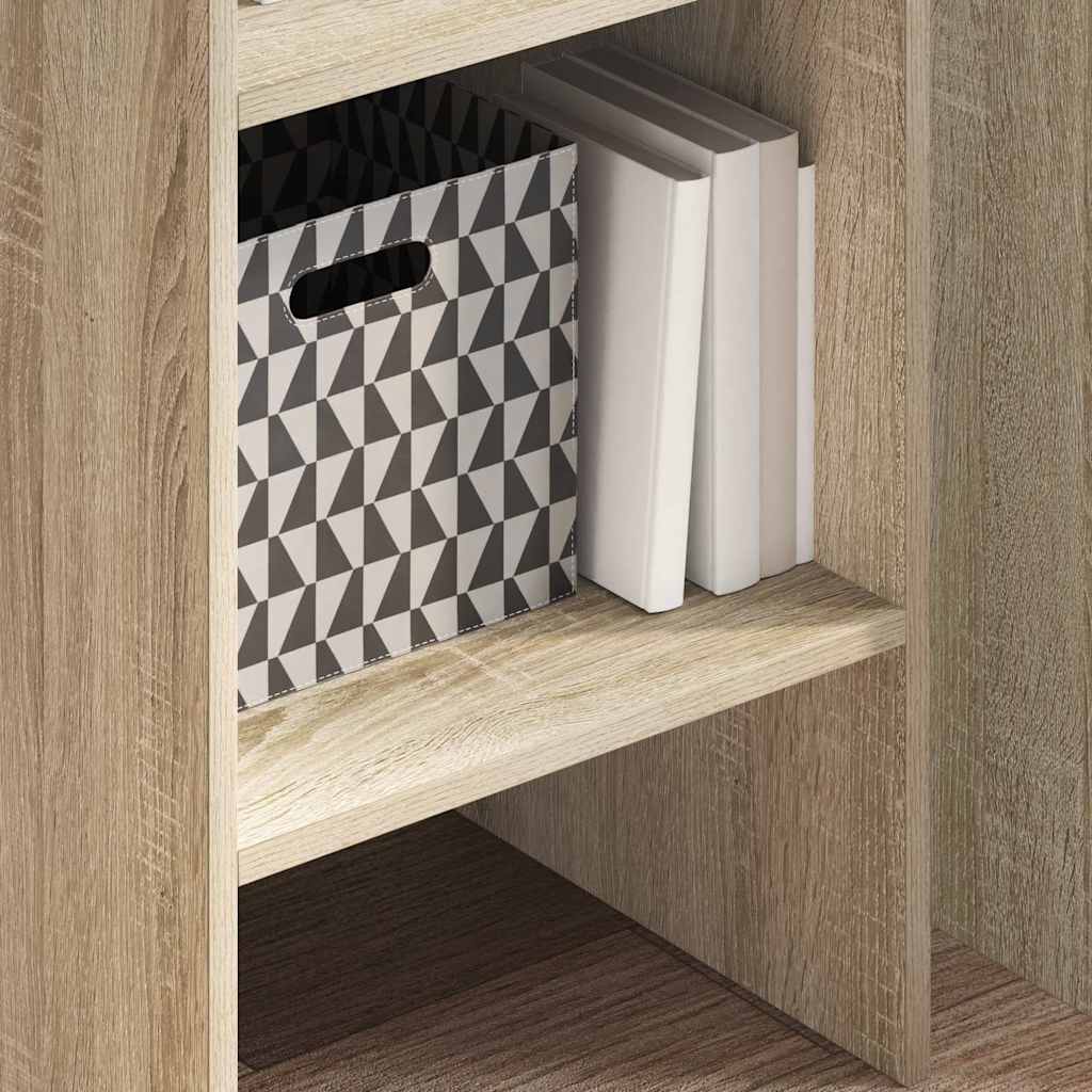 Heike – Boekenkast van bewerkt hout