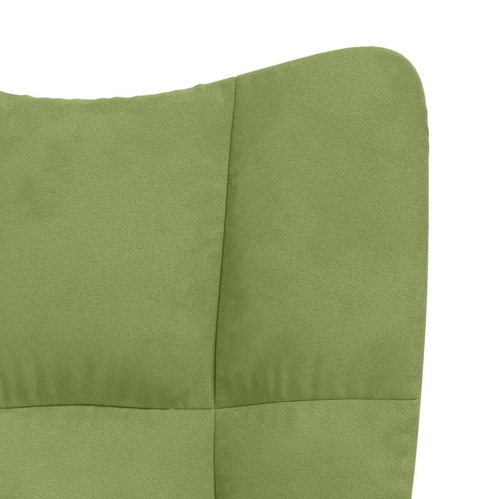 Relaxstoel fluweel – lichtgroen vk:54826262823251