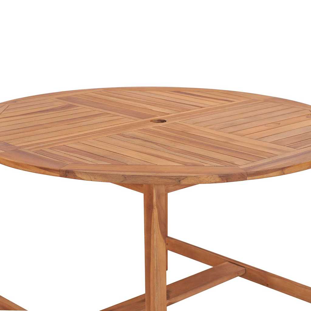 Ellos – Ronde tuintafel van massief teakhout