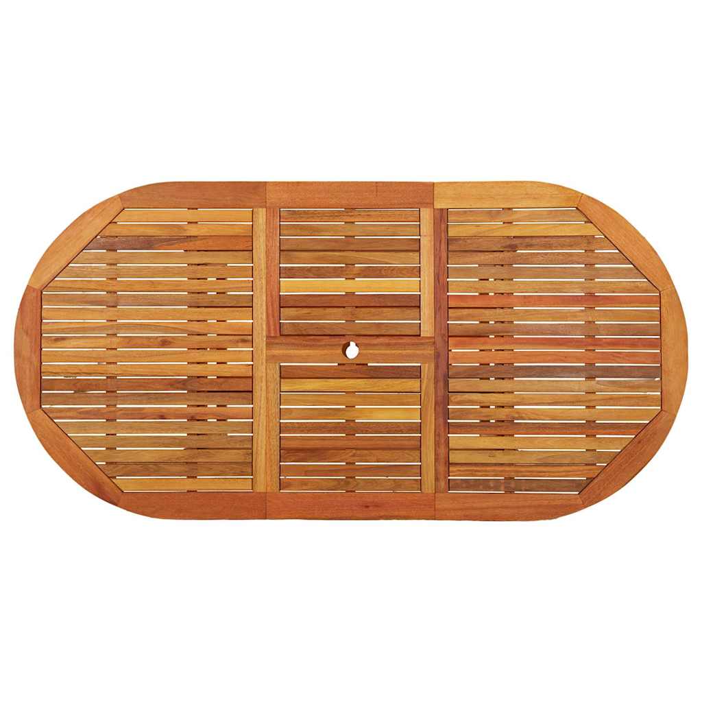 Ebeltoft – Tuintafel van massief eucalyptushout