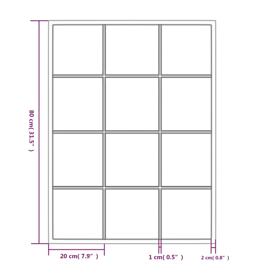 Dalen – Wandspiegel van metaal en glas