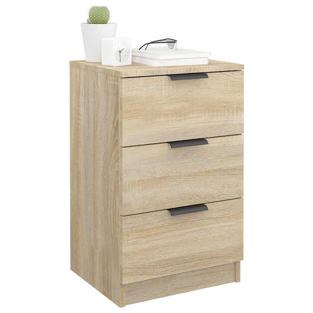 Naantali – Nachtkastje van bewerkt hout