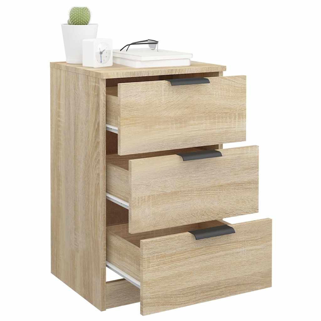 Naantali – Nachtkastje van bewerkt hout