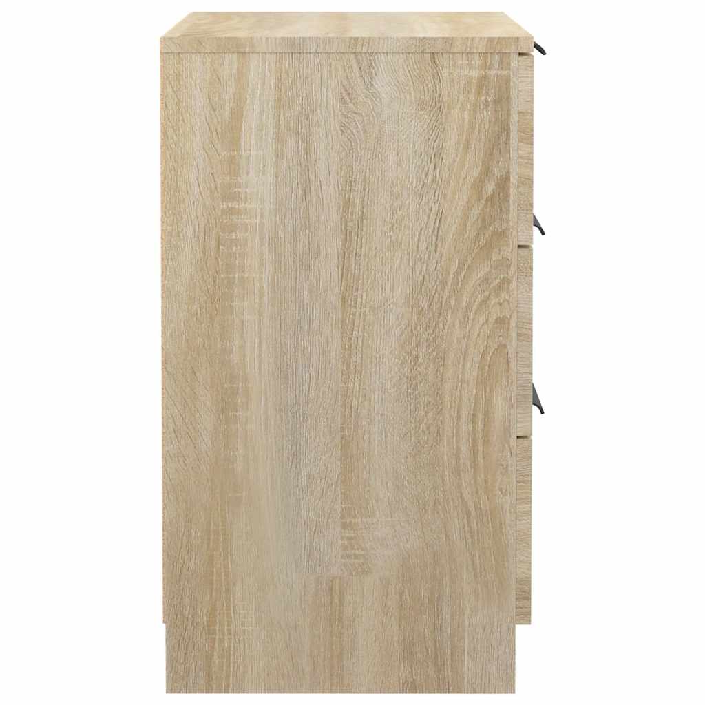 Naantali – Nachtkastje van bewerkt hout