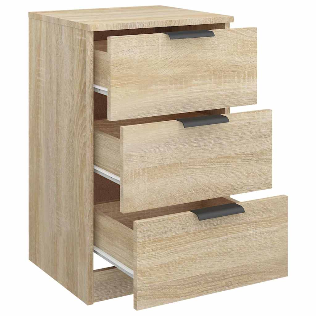 Naantali – Nachtkastje van bewerkt hout