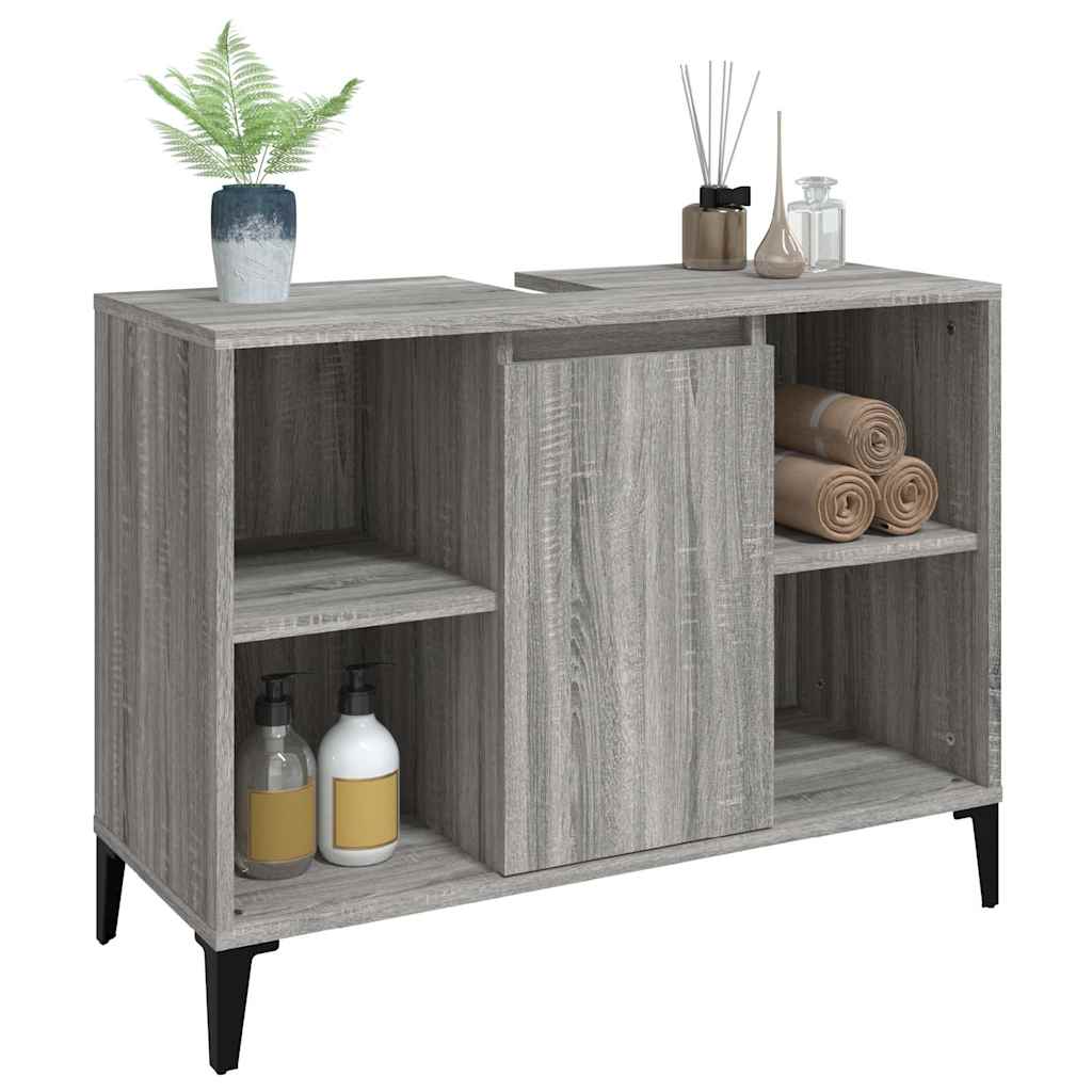 grijs sonoma en eikenkleurig vk:54830778581331