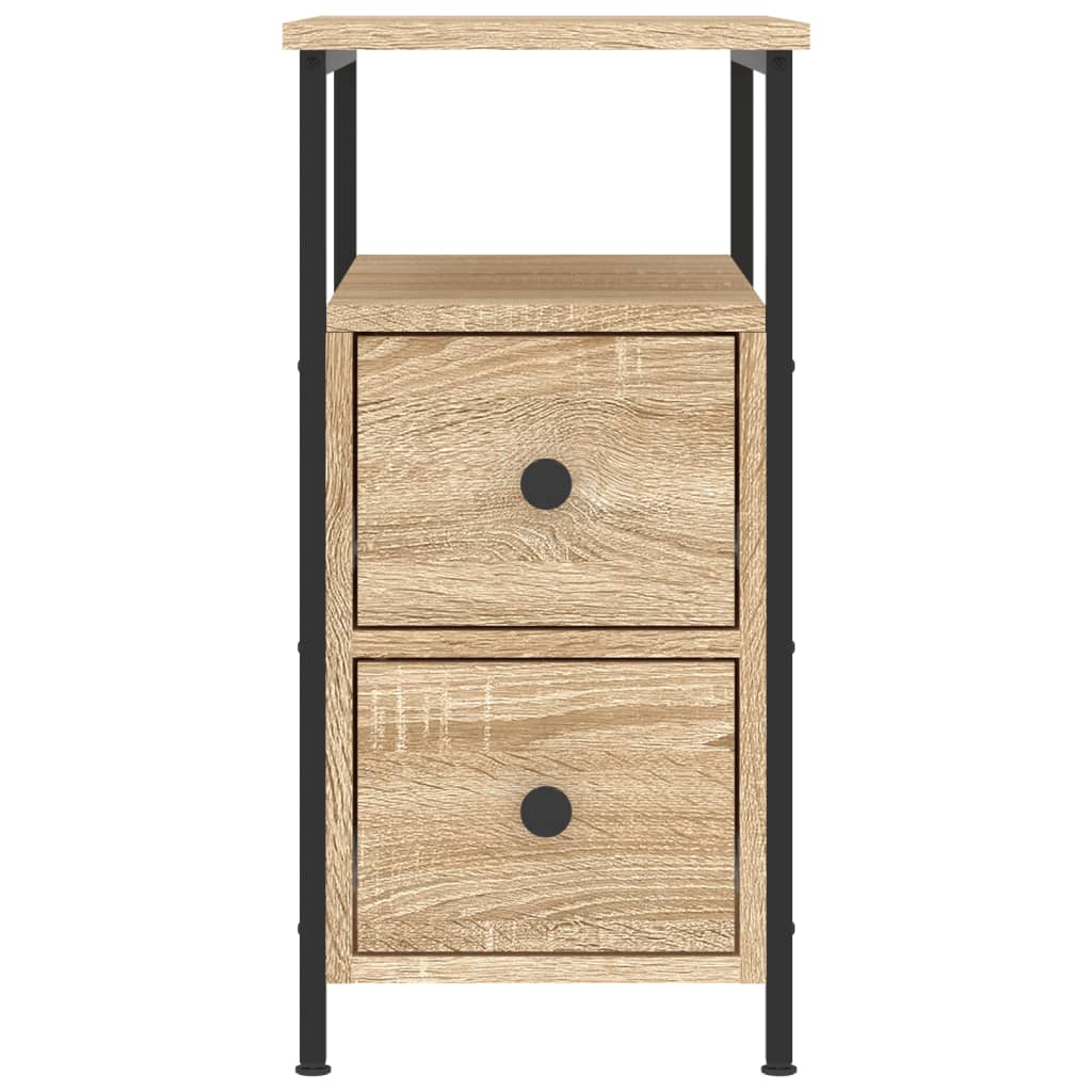 Meri – Nachtkastje van hout en ijzer