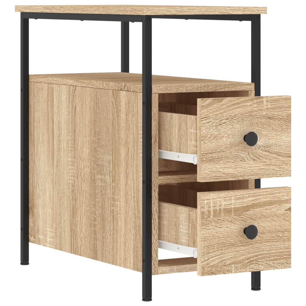 Meri – Nachtkastje van hout en ijzer