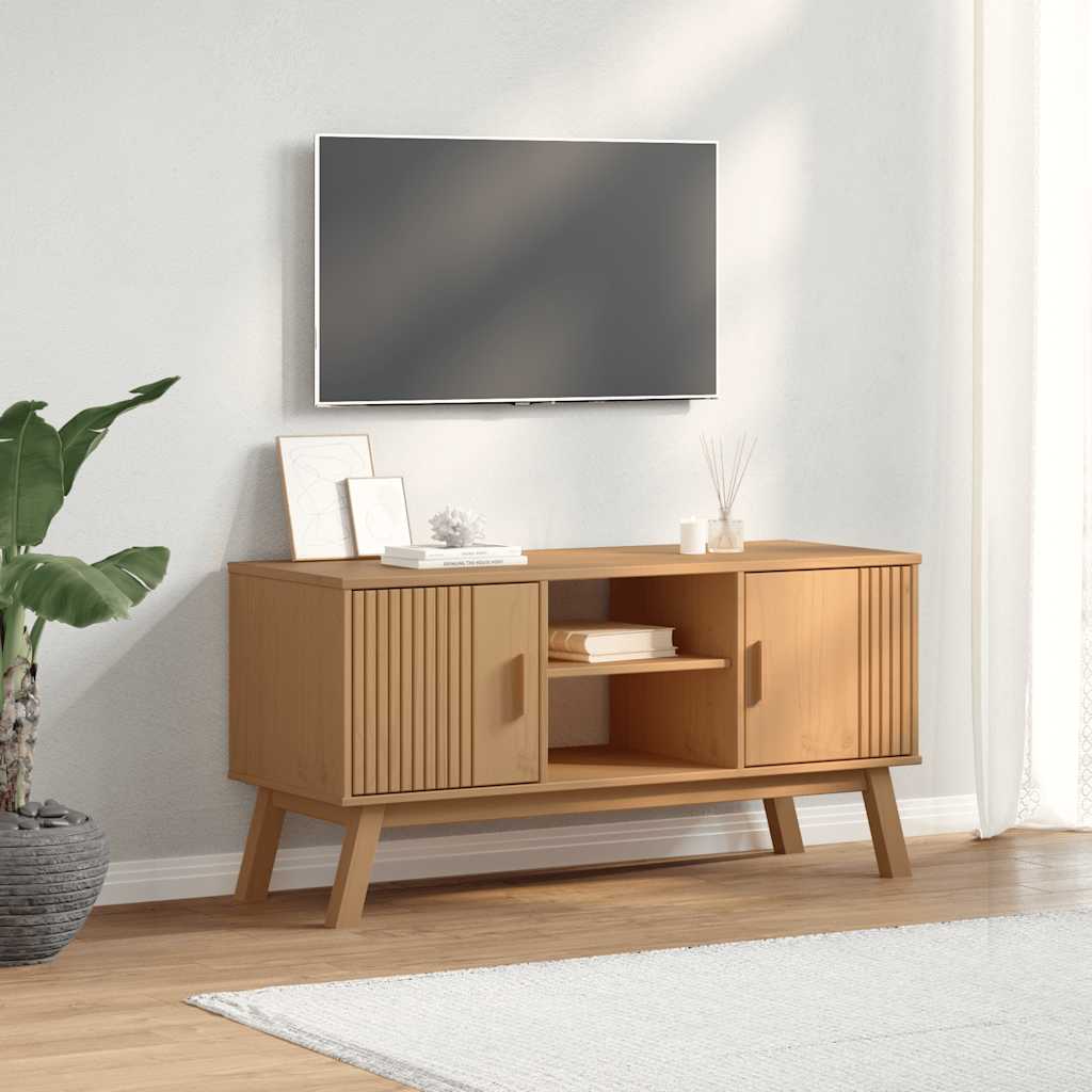 Birsta – Tv-meubel van massief grenenhout
