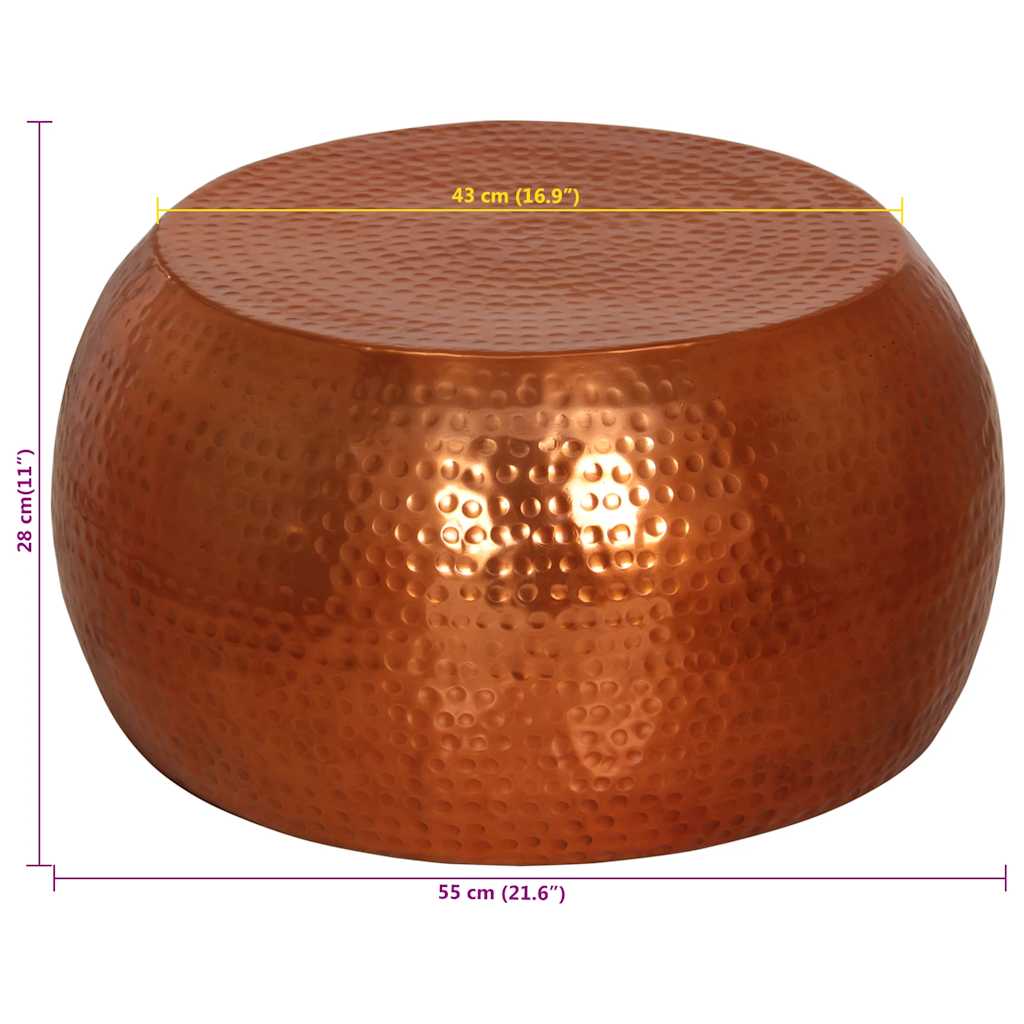 Donso – Ronde salontafel van aluminium
