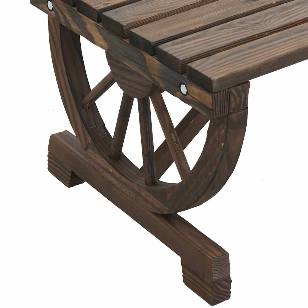 Prato – Tuinvoetenbank van massief vurenhout