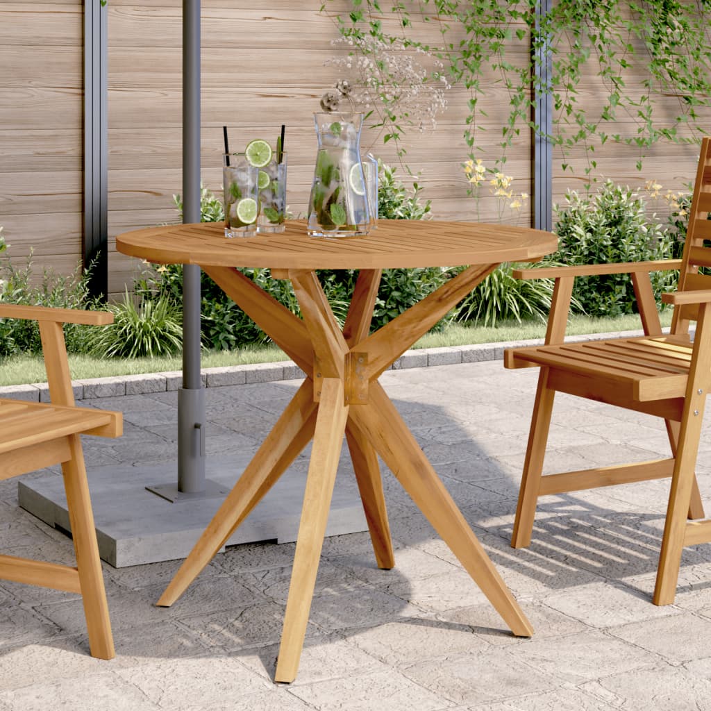 Ceres – Ronde tuintafel van massief acaciahout