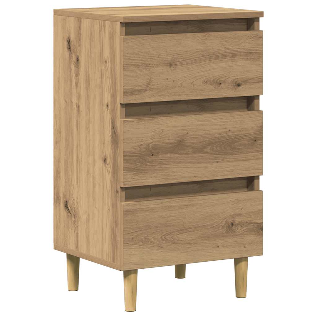 Mierlo – Nachtkastje van bewerkt hout