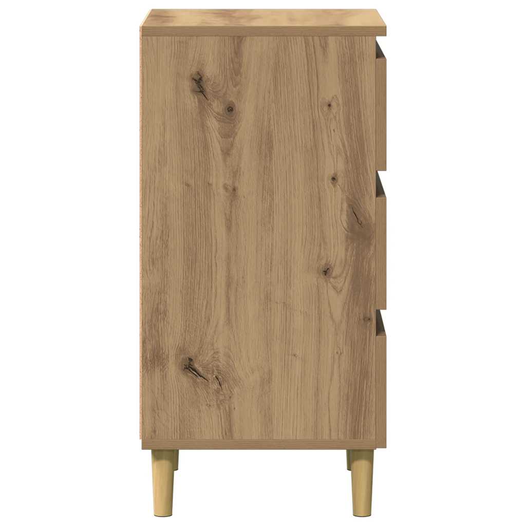 Mierlo – Nachtkastje van bewerkt hout