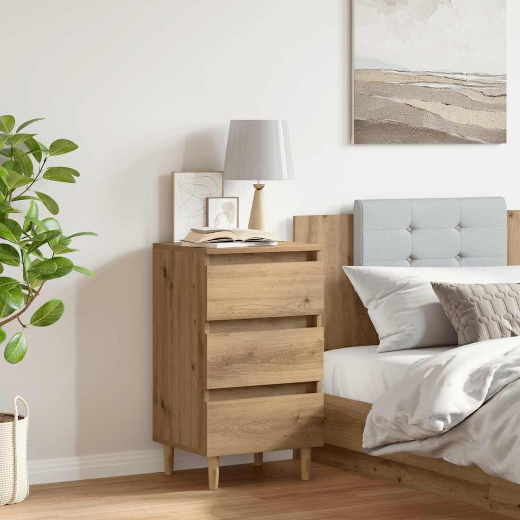 Mierlo – Nachtkastje van bewerkt hout