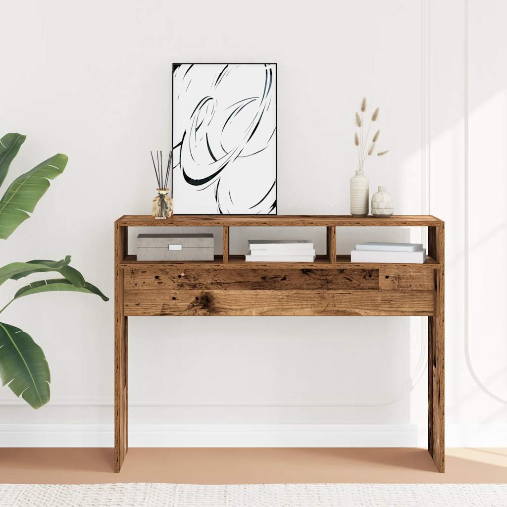 Maas – Wandtafel van bewerkt hout