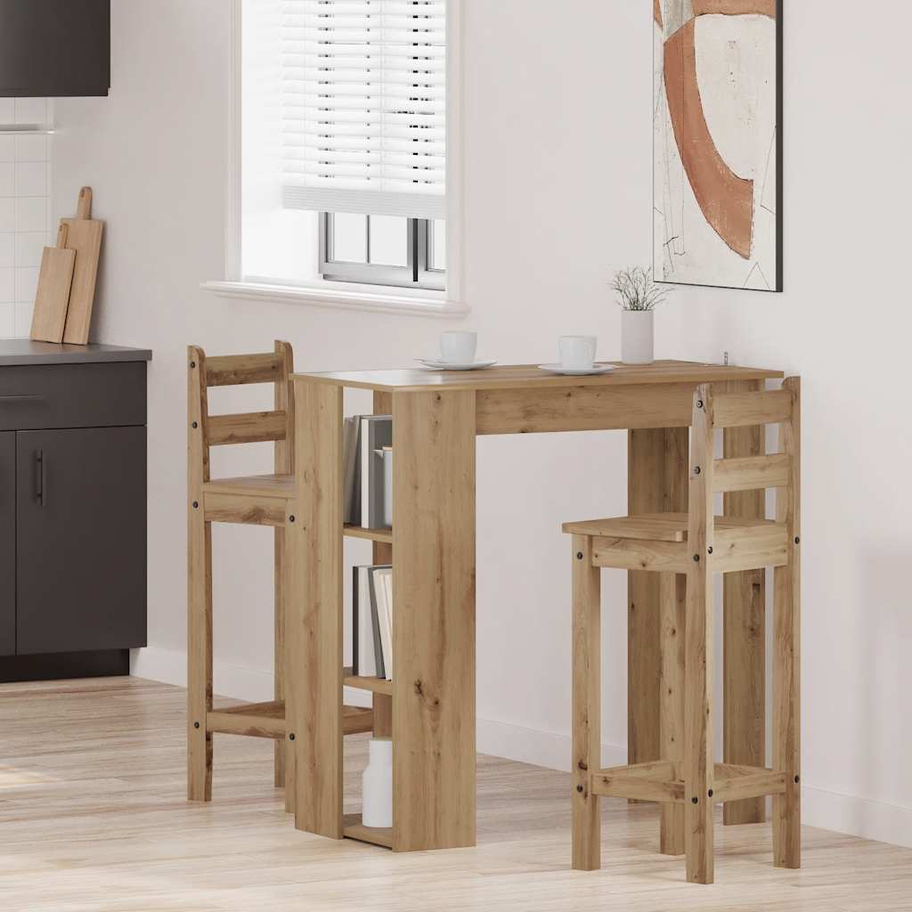 Nauta – Bartafel met schap van hout