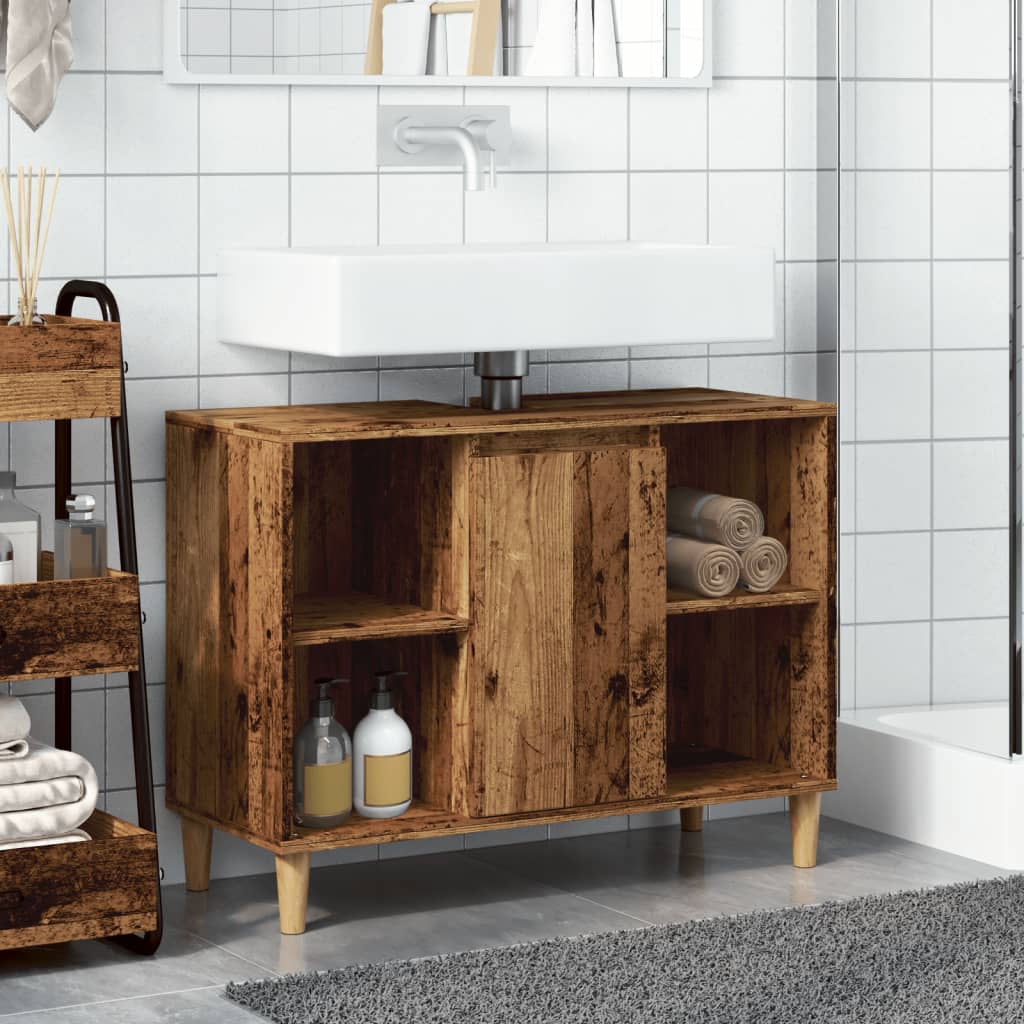 Greta – Badkamerkast van bewerkt hout