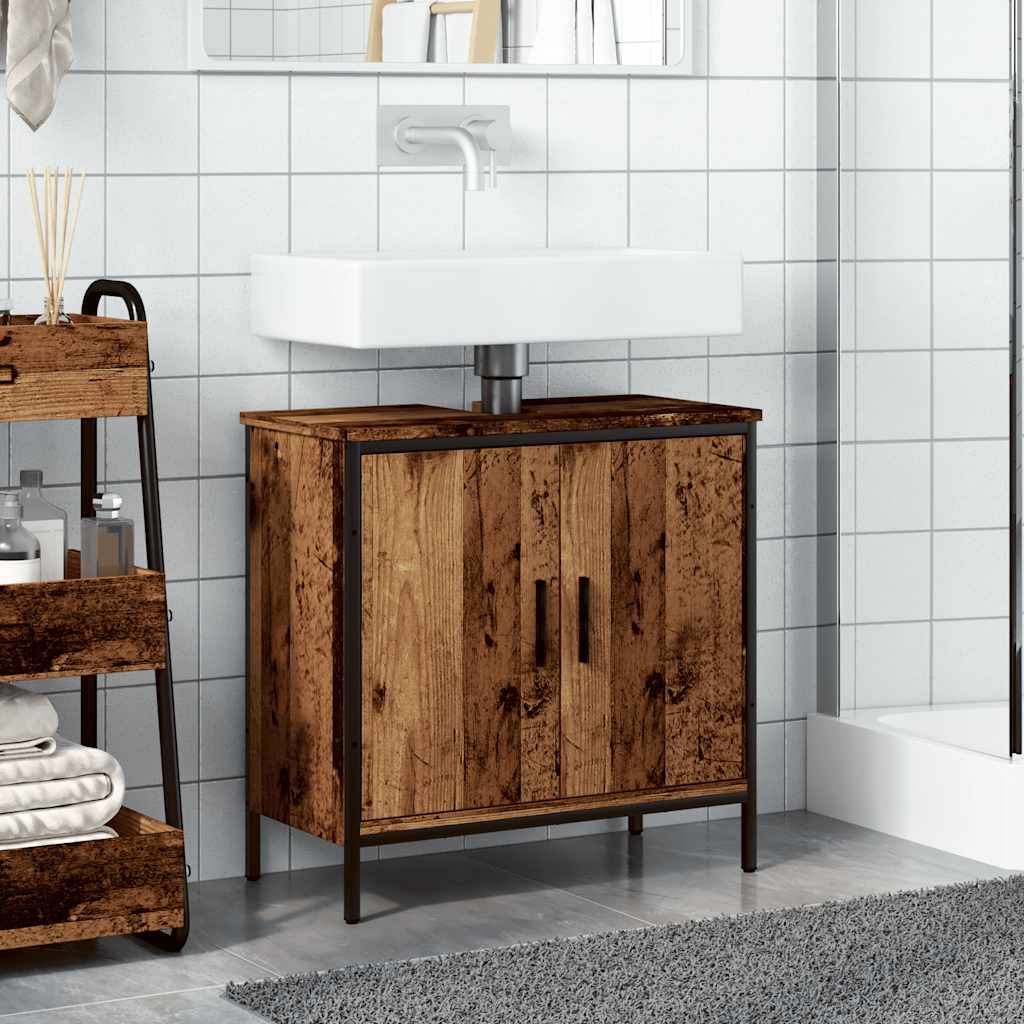 Gjoa – Wastafelkast van bewerkt hout