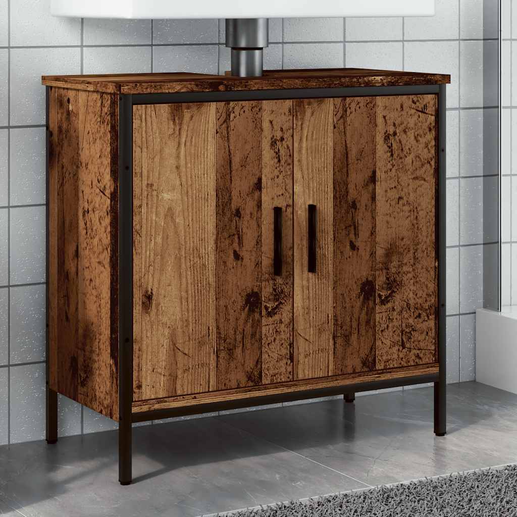 Gjoa – Wastafelkast van bewerkt hout