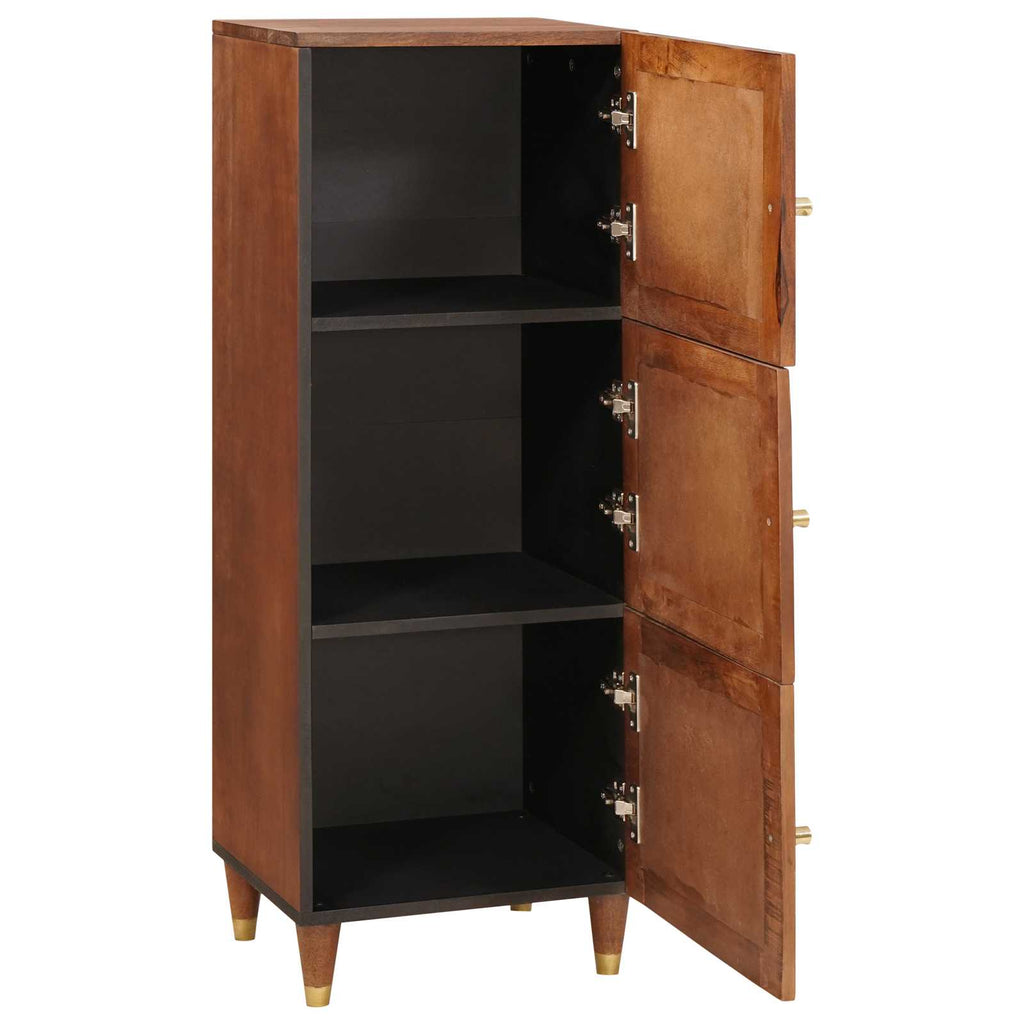 Bunde – Hoge kast van massief mangohout