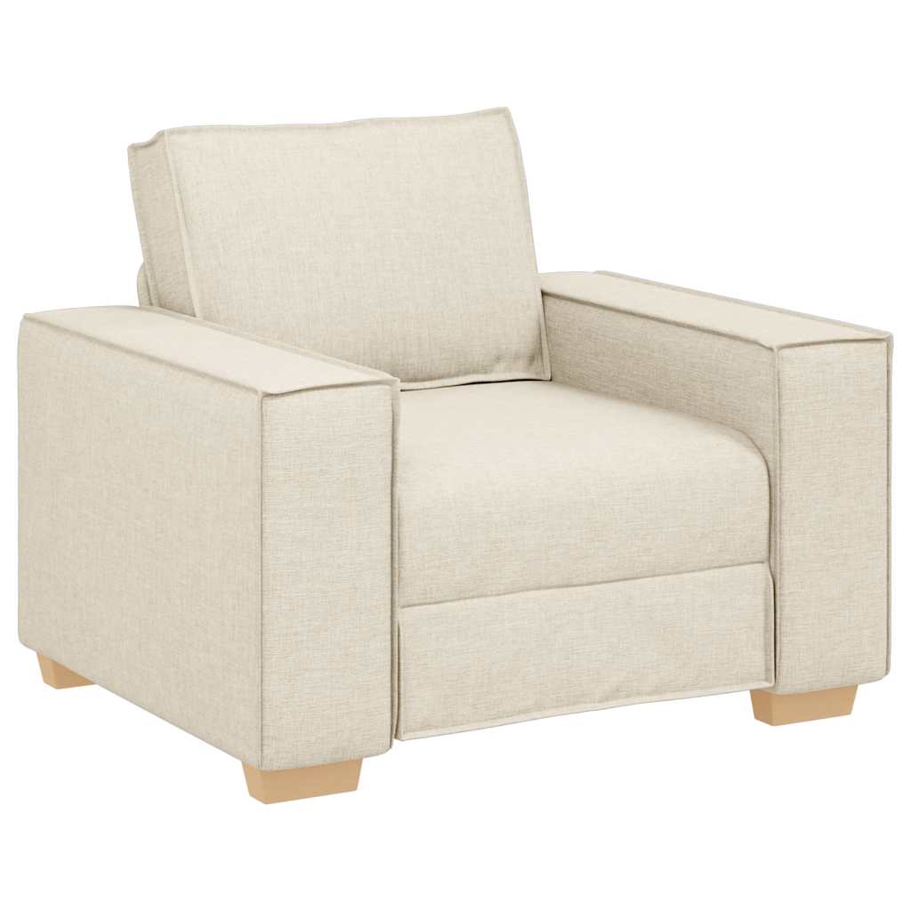 Visby – Fauteuil van linnen en hout
