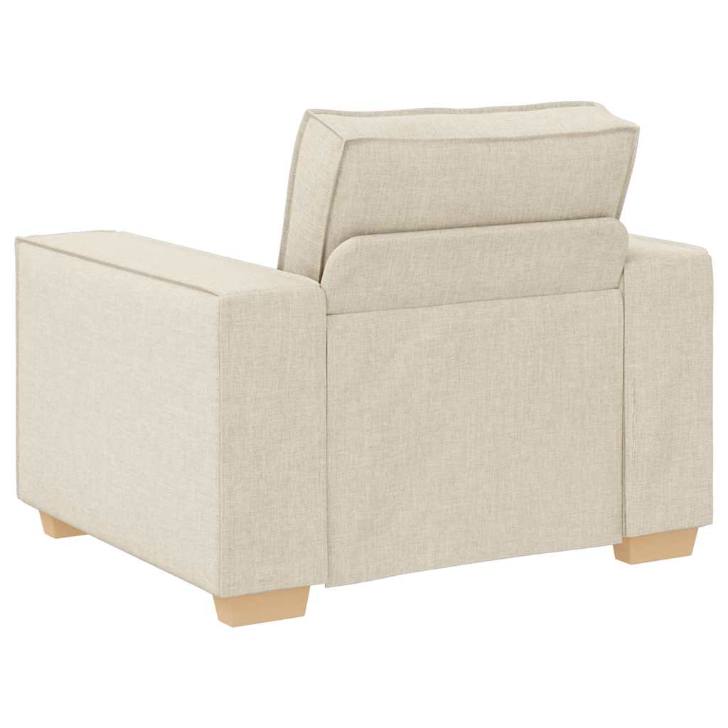 Visby – Fauteuil van linnen en hout