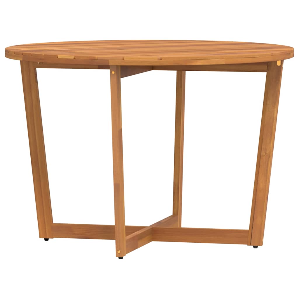 Vidsel – Ronde tuintafel van massief acaciahout