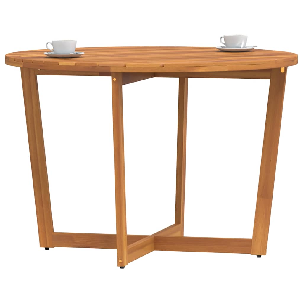Vidsel – Ronde tuintafel van massief acaciahout