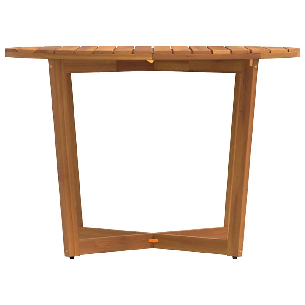 Vidsel – Ronde tuintafel van massief acaciahout