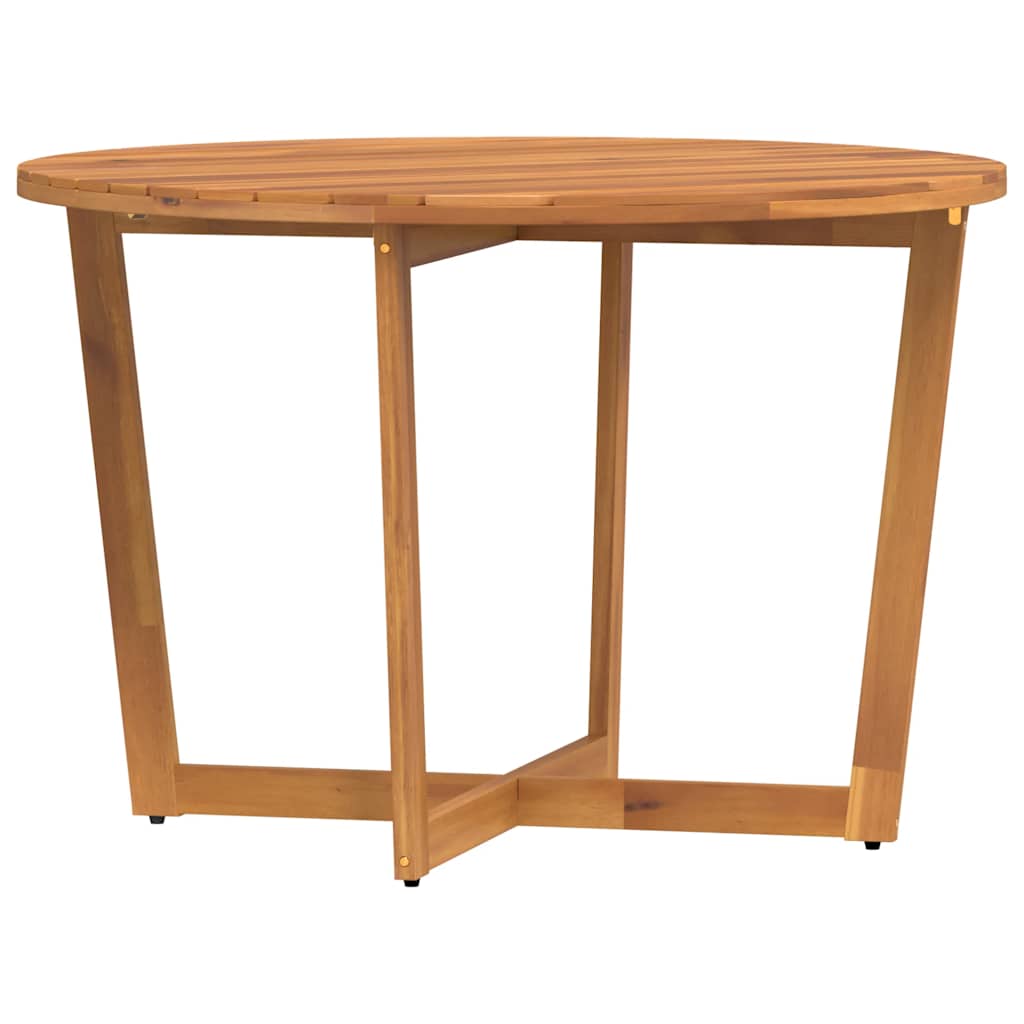 Vidsel – Ronde tuintafel van massief acaciahout