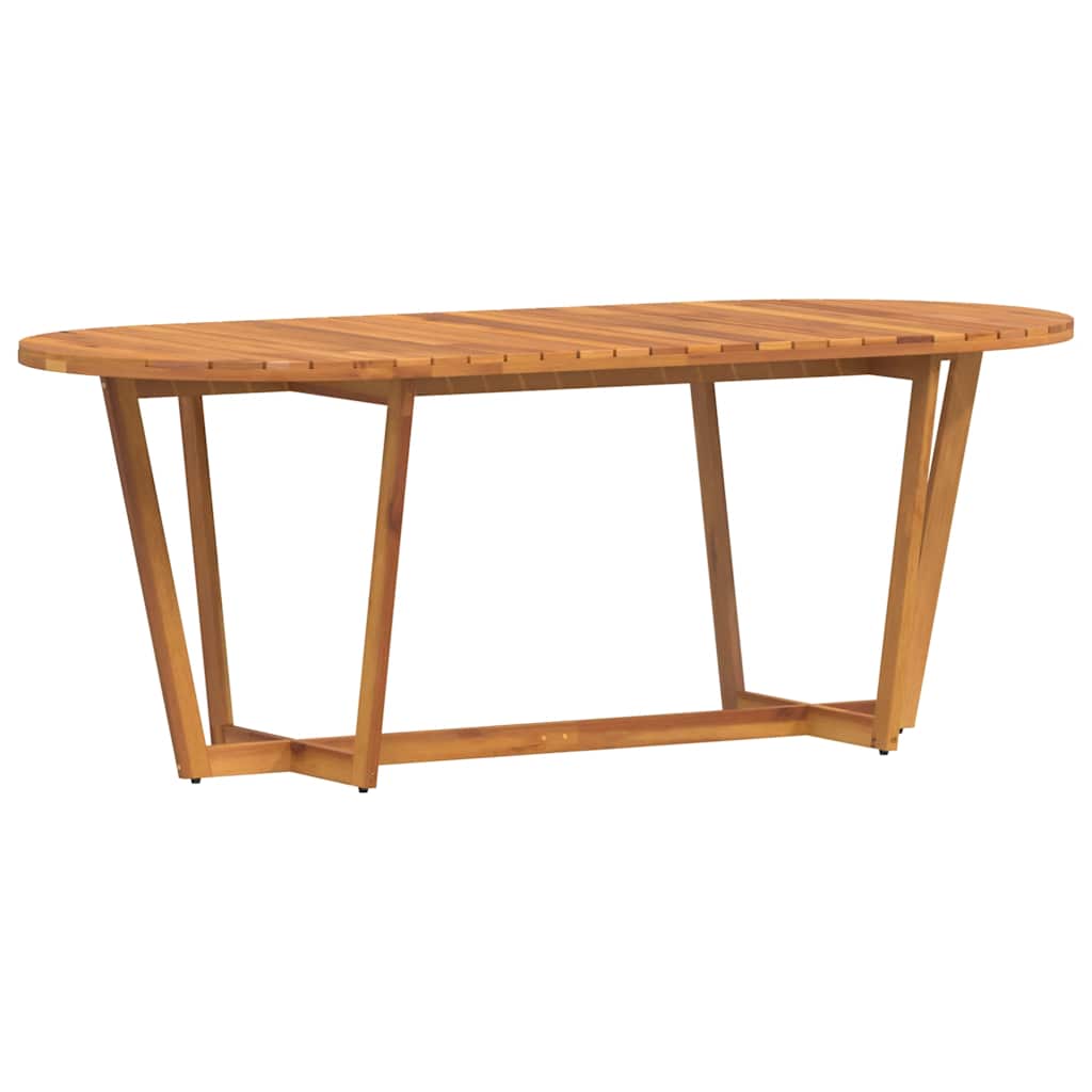 Zeist – Ovale tuintafel van massief acaciahout