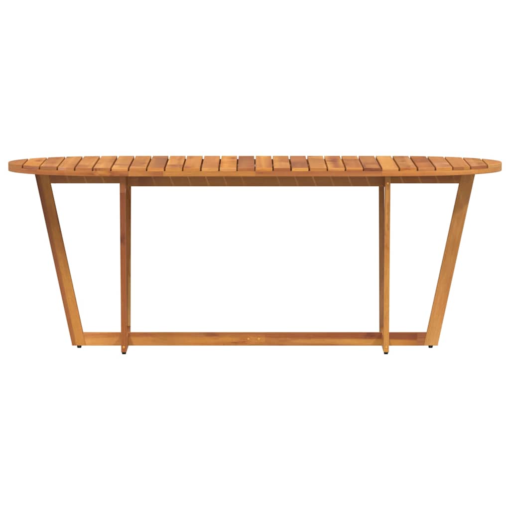 Zeist – Ovale tuintafel van massief acaciahout