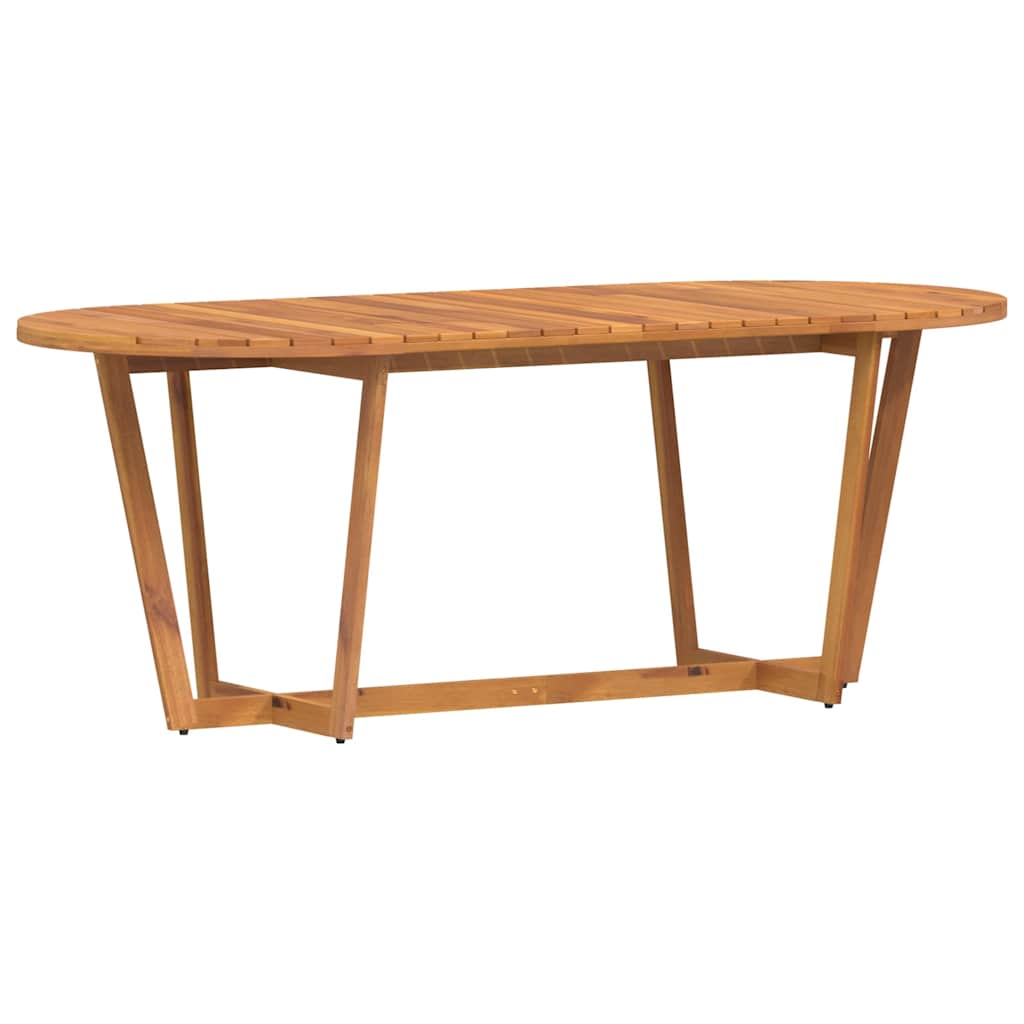 Zeist – Ovale tuintafel van massief acaciahout